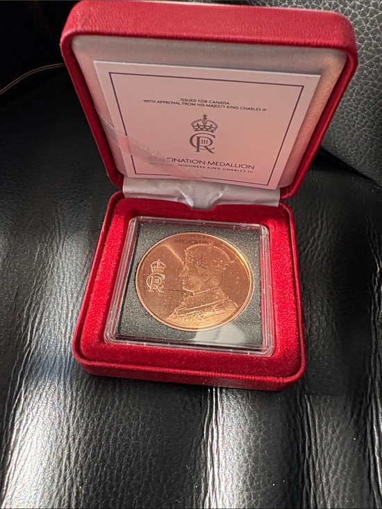 Canadian Heritage Mint Other - Coronation Medallion His Royal Highness King Charles 111 In Presentation Box